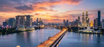 Malaysia and Singapore in one frame